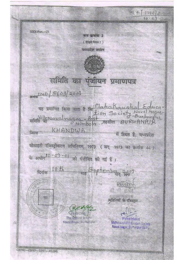 Society Registration Preview